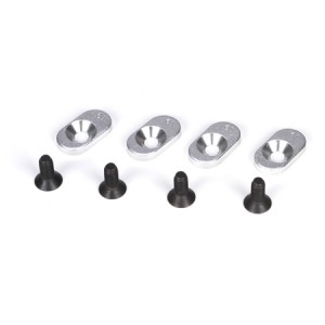 18T Engine Mount Inserts & Screw Set  | Bolts, Screws, Nuts, Washers | Chassis Parts  | Drivetrain Parts