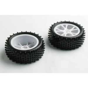 Front Tyre Set 4wd Buggy 1/10 2 pce | VRX Racing Spirit Buggy Parts | 1/10 Wheels & tyres 