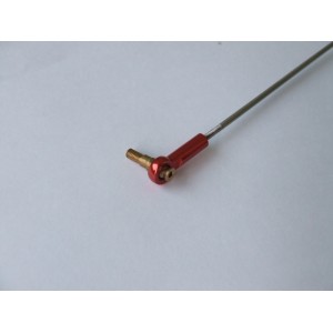 Servo rod with ball joint red 2 pcs | Radio Box  &  Accessories