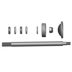 SHOCK SHAFT SET REAR TB2 2PCE | Thunderbolt 2 Parts